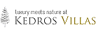 Logo, KEDROS VILLAS, Agios Prokopios, Stelida, Naxos, Cyclades