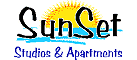 Logo, SUNSET STUDIOS & APARTMENTS, Naousa, Paros, Kykladen